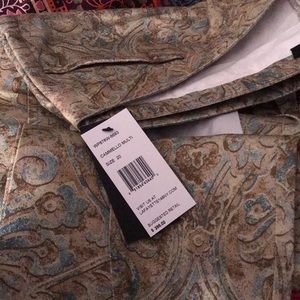 Lafayette 148 paisley jeans Sz 20 NWT PRICE DROP